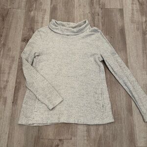 J. Crew Light Gray Women's Turtleneck Sweater